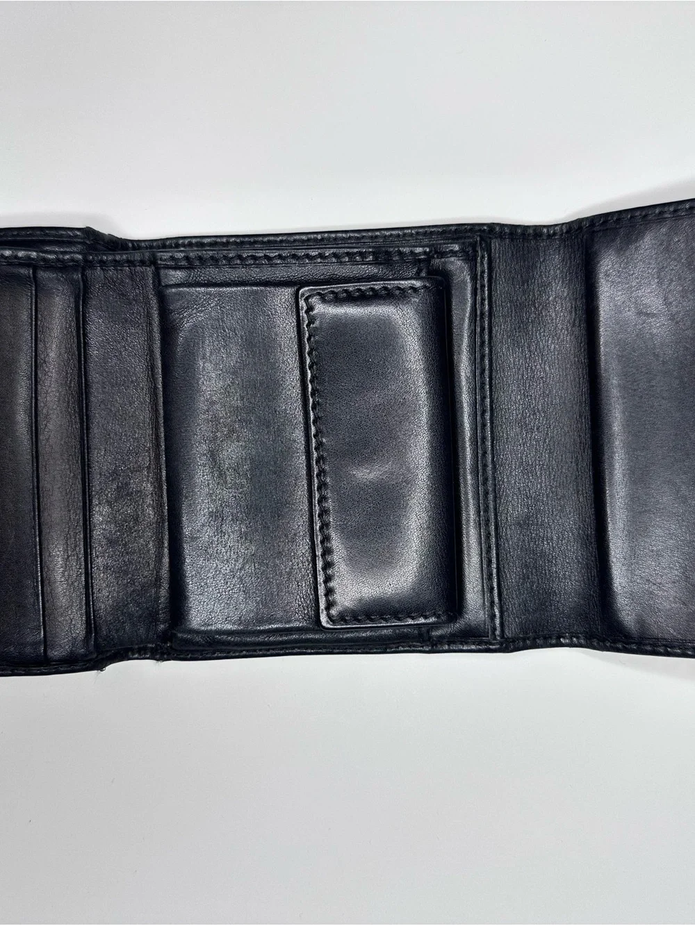 Authentic Gucci Black Men's Wallet with Gold GG Emblem